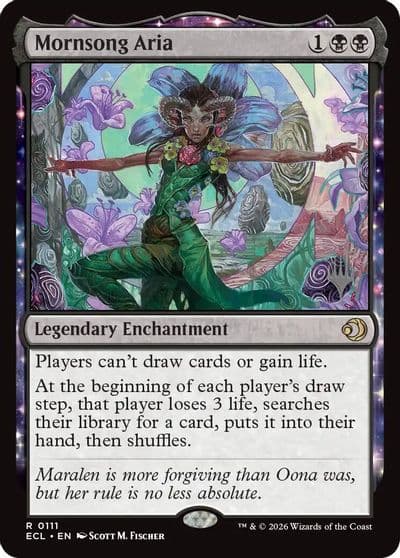 Mornsong Aria Promo Pack: Lorwyn Eclipsed Magic card