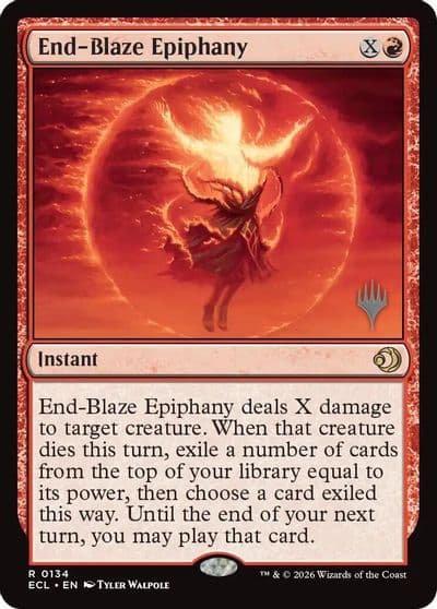 End Blaze Epiphany Promo Pack: Lorwyn Eclipsed Magic card