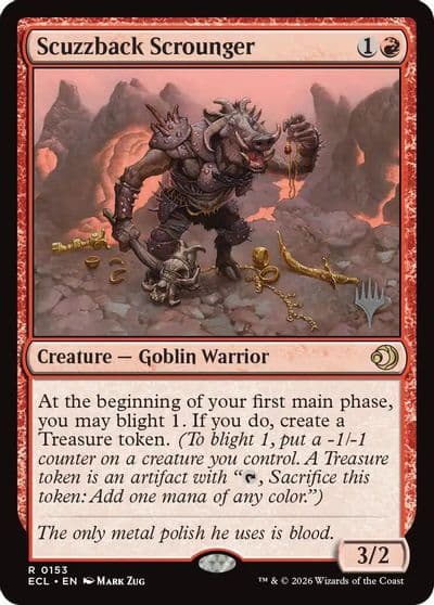 Scuzzback Scrounger Promo Pack: Lorwyn Eclipsed Magic card