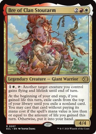 Bre of Clan Stoutarm Promo Pack: Lorwyn Eclipsed Magic card