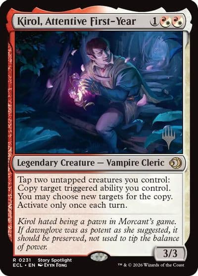 Kirol Attentive First Year Promo Pack: Lorwyn Eclipsed Magic card