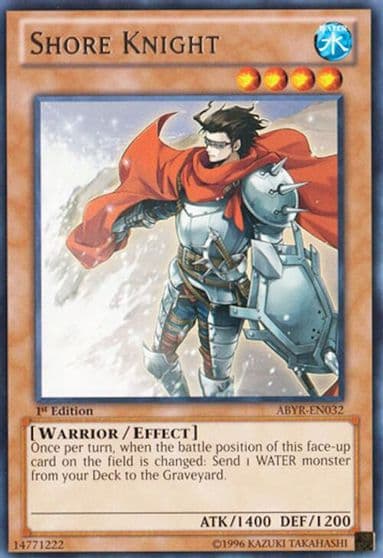 Shore Knight Abyss Rising Yu-Gi-Oh! card