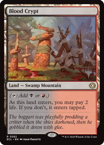 Blood Crypt Promo Pack: Lorwyn Eclipsed Magic card