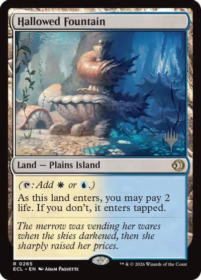 Hallowed Fountain Promo Pack: Lorwyn Eclipsed Magic card