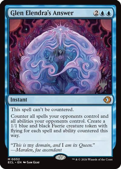 Glen Elendras Answer Promo Pack: Lorwyn Eclipsed Magic card