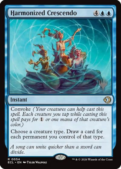 Harmonized Crescendo Promo Pack: Lorwyn Eclipsed Magic card