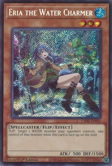 Eria the Water Charmer THE CHRONICLES DECK: Spirit Charmers (All-Foil Edition) Yu-Gi-Oh! card