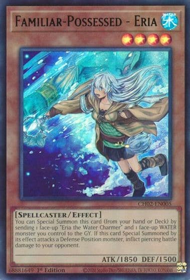 Familiar Possessed Eria THE CHRONICLES DECK: Spirit Charmers (All-Foil Edition) Yu-Gi-Oh! card
