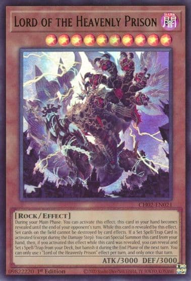 Lord of the Heavenly Prison THE CHRONICLES DECK: Spirit Charmers (All-Foil Edition) Yu-Gi-Oh! card