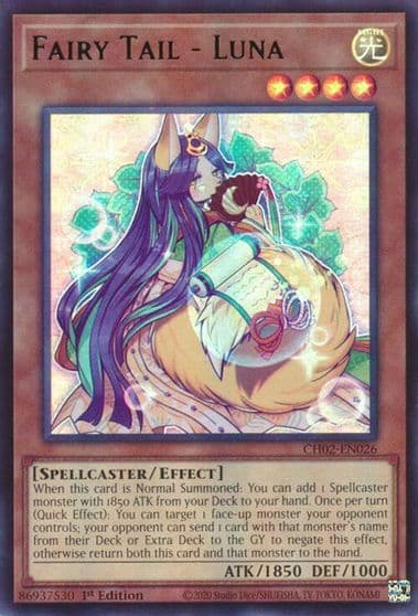 Fairy Tail Luna THE CHRONICLES DECK: Spirit Charmers (All-Foil Edition) Yu-Gi-Oh! card