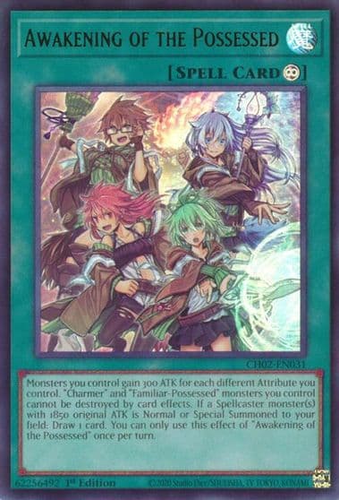 Awakening of the Possessed THE CHRONICLES DECK: Spirit Charmers (All-Foil Edition) Yu-Gi-Oh! card
