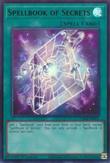 Spellbook of Secrets THE CHRONICLES DECK: Spirit Charmers (All-Foil Edition) Yu-Gi-Oh! card