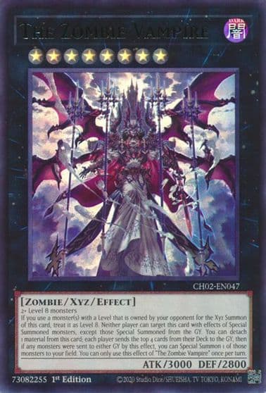 The Zombie Vampire THE CHRONICLES DECK: Spirit Charmers (All-Foil Edition) Yu-Gi-Oh! card