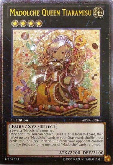 Madolche Queen Tiaramisu UTR Abyss Rising Yu-Gi-Oh! card