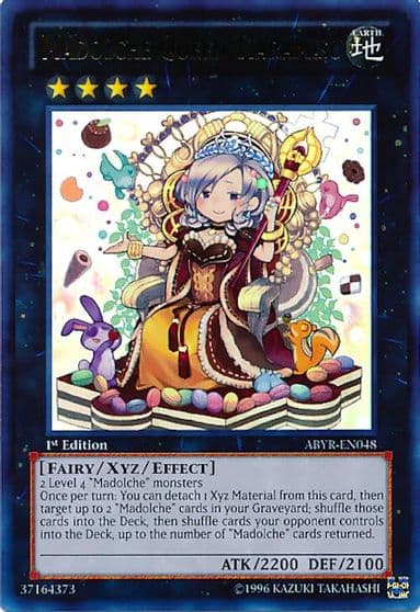 Madolche Queen Tiaramisu Abyss Rising Yu-Gi-Oh! card