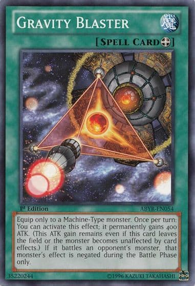 Gravity Blaster Abyss Rising Yu-Gi-Oh! card
