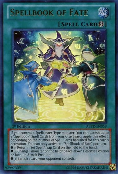 Spellbook of Fate Abyss Rising Yu-Gi-Oh! card