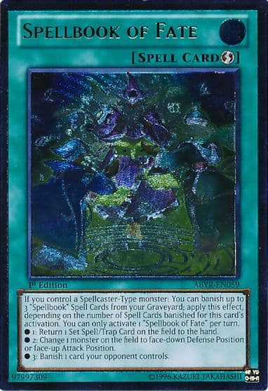Spellbook of Fate UTR Abyss Rising Yu-Gi-Oh! card