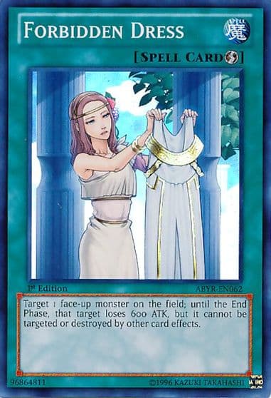 Forbidden Dress Abyss Rising Yu-Gi-Oh! card