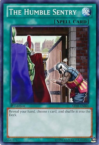 The Humble Sentry Abyss Rising Yu-Gi-Oh! card