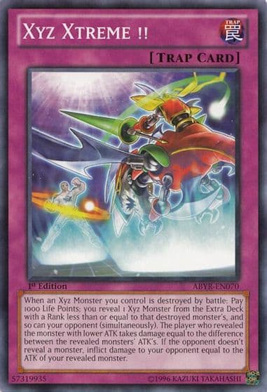 Xyz Xtreme Abyss Rising Yu-Gi-Oh! card