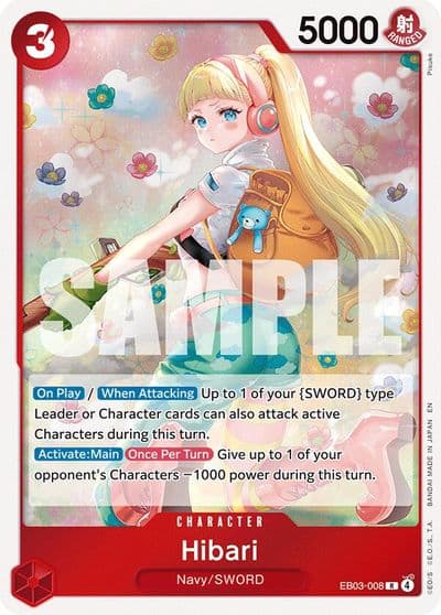 Hibari Extra Booster: One Piece Heroines Edition One Piece card