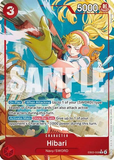 Hibari Alternate Art Extra Booster: One Piece Heroines Edition One Piece card