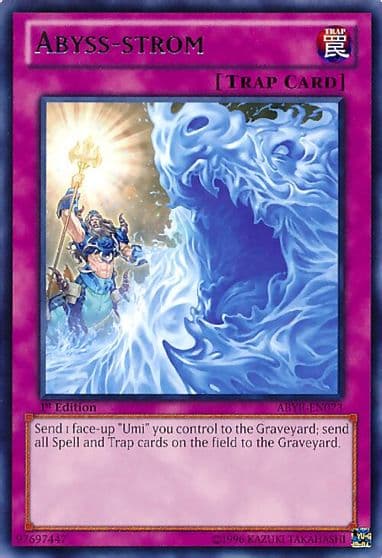 Abyss strom Abyss Rising Yu-Gi-Oh! card