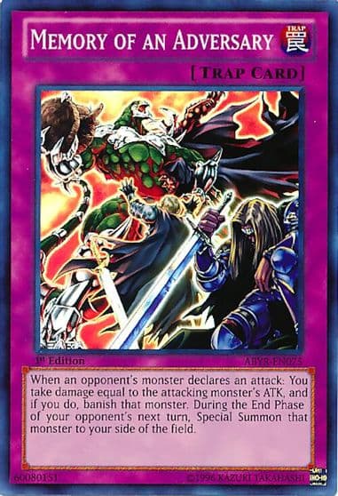 Memory of an Adversary Abyss Rising Yu-Gi-Oh! card
