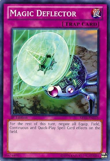 Magic Deflector Abyss Rising Yu-Gi-Oh! card