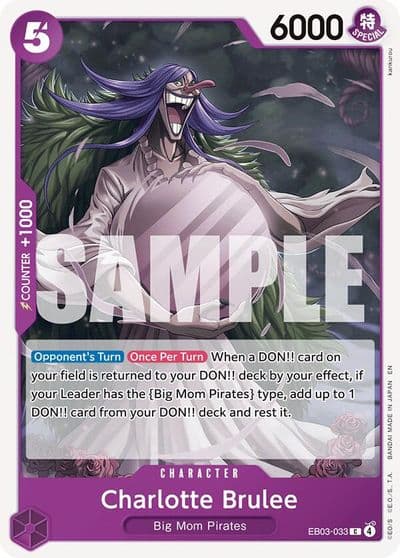 Charlotte Brulee Extra Booster: One Piece Heroines Edition One Piece card