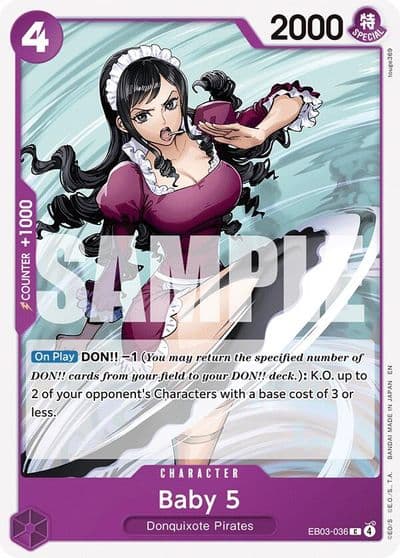 Baby 5 Extra Booster: One Piece Heroines Edition One Piece card