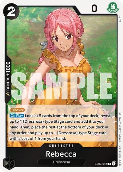 Rebecca Extra Booster: One Piece Heroines Edition One Piece card