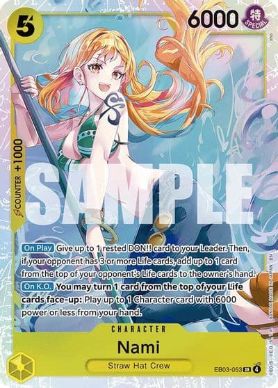 Nami 053 Extra Booster: One Piece Heroines Edition One Piece card