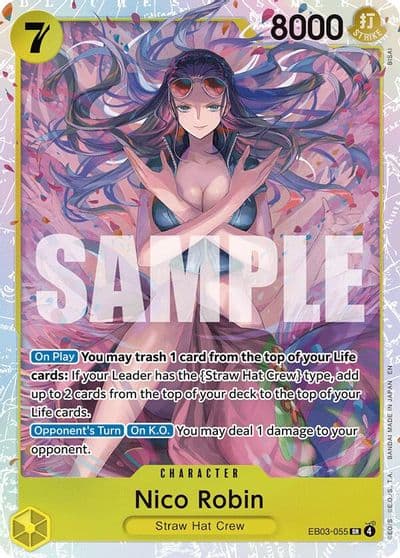Nico Robin 055 Extra Booster: One Piece Heroines Edition One Piece card