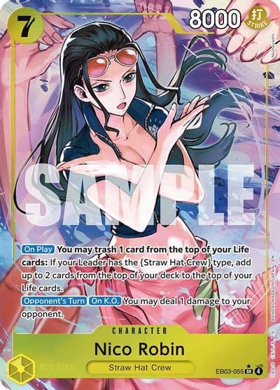 Nico Robin 055 Alternate Art Extra Booster: One Piece Heroines Edition One Piece card
