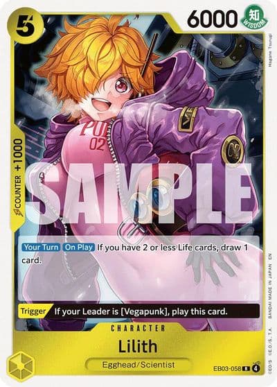 Lilith Extra Booster: One Piece Heroines Edition One Piece card