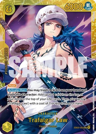Trafalgar Law Extra Booster: One Piece Heroines Edition One Piece card