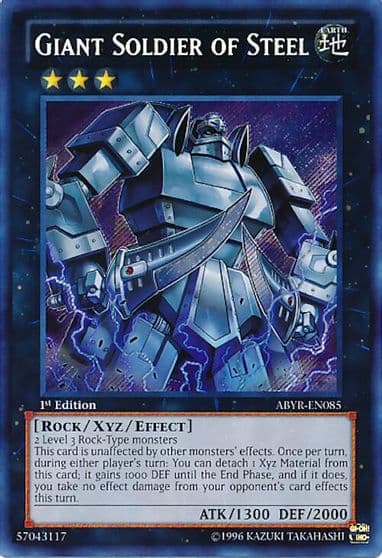 Giant Soldier of Steel Abyss Rising Yu-Gi-Oh! card