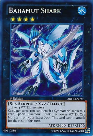 Bahamut Shark Abyss Rising Yu-Gi-Oh! card