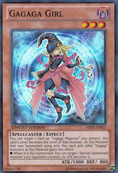 Gagaga Girl Abyss Rising Yu-Gi-Oh! card