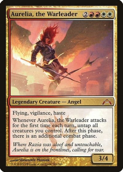 Aurelia the Warleader Gatecrash Magic card