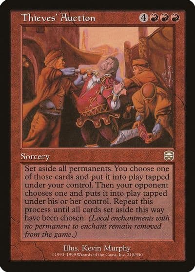 Thieves Auction Mercadian Masques Magic card