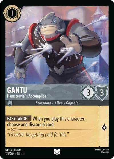Gantu Hamsterviels Accomplice Winterspell Lorcana card