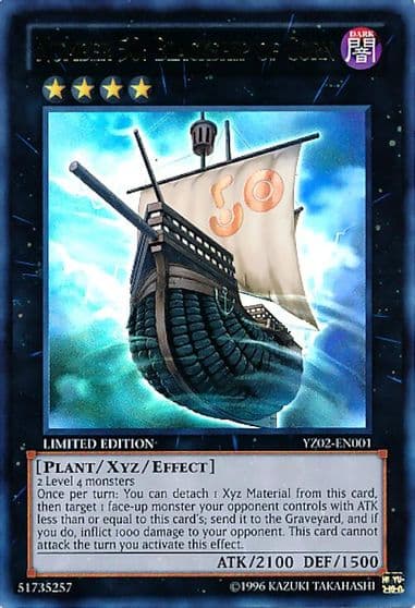 Number 50 Blackship of Corn Yu-Gi-Oh! ZEXAL Manga Promotional Cards Yu-Gi-Oh! card