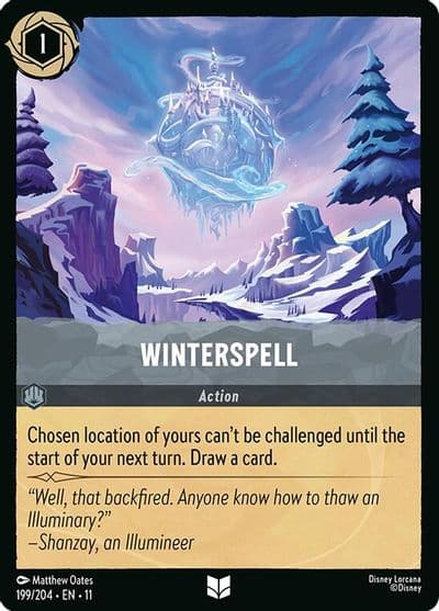 Winterspell Winterspell Lorcana card
