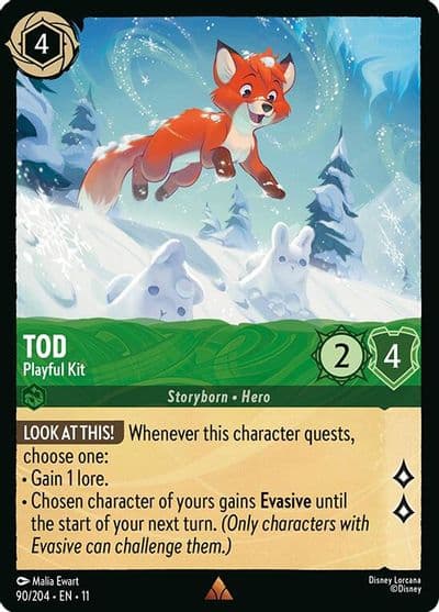 Tod Playful Kit Winterspell Lorcana card