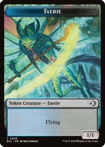 Faerie Goblin Double Sided Token Lorwyn Eclipsed Magic card
