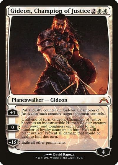 Gideon Champion of Justice Gatecrash Magic card