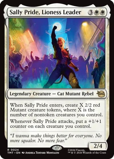 Sally Pride Lioness Leader Teenage Mutant Ninja Turtles Magic card